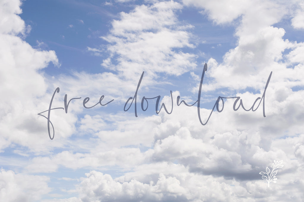 Free Download - 8 high-res cloudy skies textures