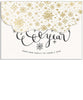 Hand Lettered Flurries Folded Luxe Card Collection