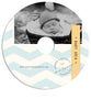 Little Boy Blue Chevron Luxe DVD Case and DVD Label