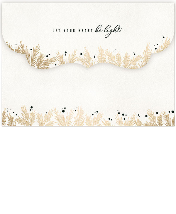Understated Elegance 5x7 Luxe Folded Card, Address Label and Circle Sticker