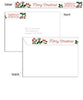 Joyfilled Season 5x7 Dappled Box Foil Press Card, Address Label and Circle Sticker