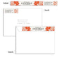 Joyful Doves 5x5 Flat Card, Address Label and Circle Sticker