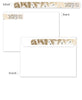 Understated Elegance 5x7 Luxe Folded Card, Address Label and Circle Sticker