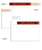 Wishing You Joy 7x5 Top Folded Luxe Card and Address Label