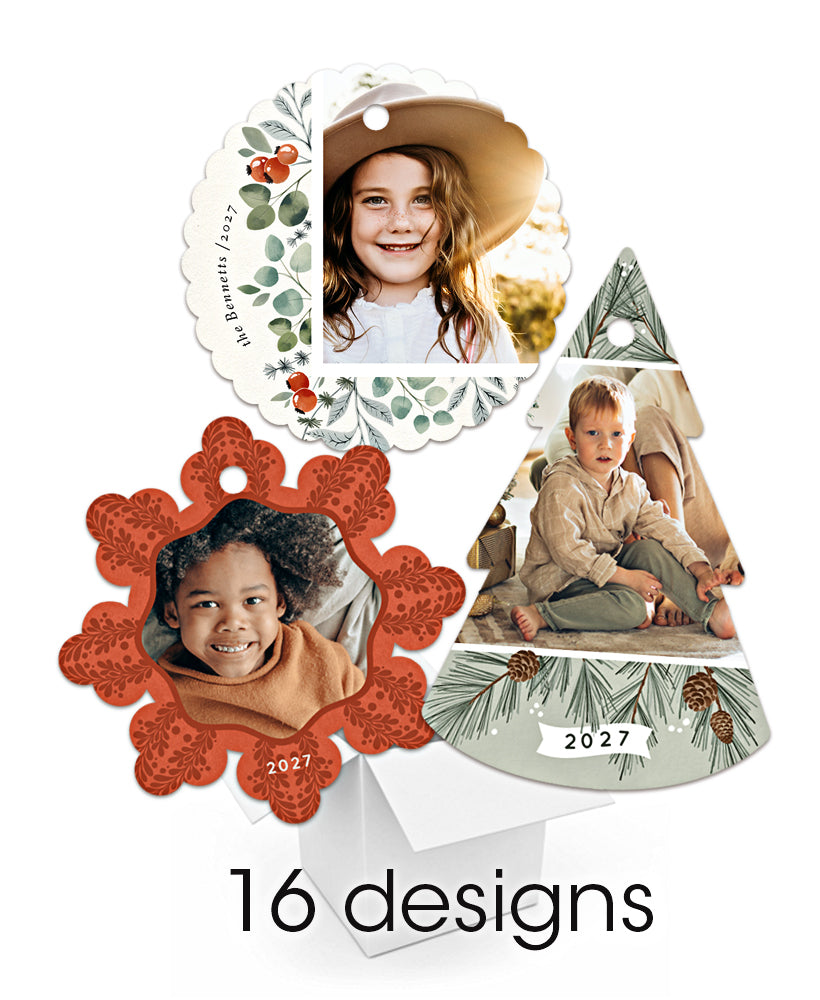 Holiday Photo Ornament Templates for Millers Lab & Mpix EW Couture