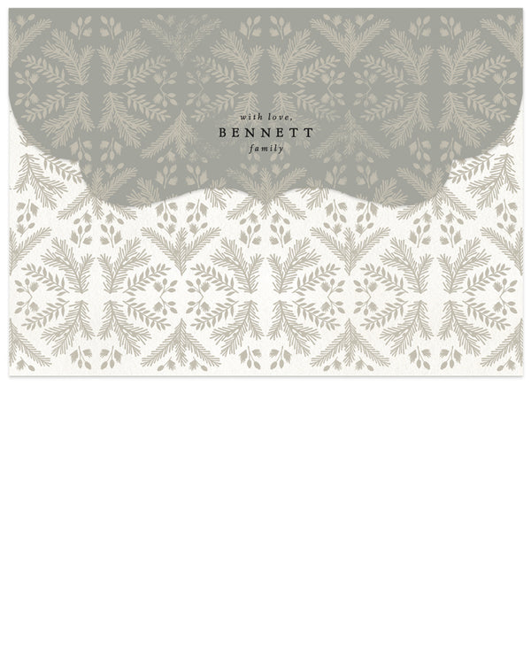 Vintage Lace Luxe Folded 5x7 Photo Card Template