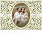 White Christmas Botanicals - Painted Photo Christmas Card Templates