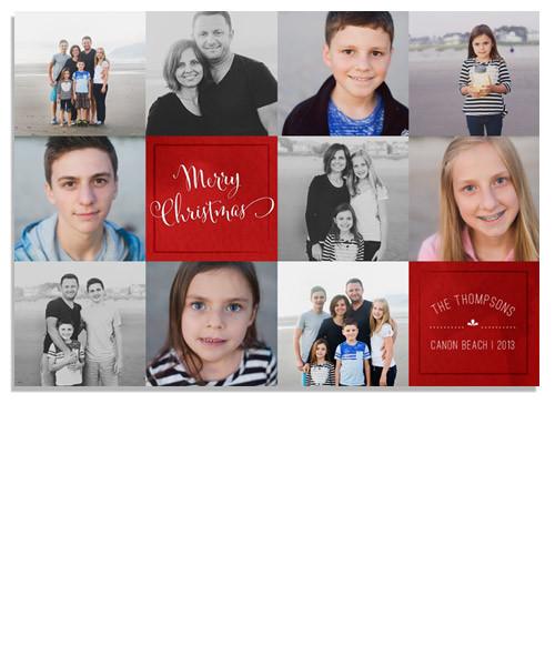 Ruby Moroccan 7x5 Flat Card