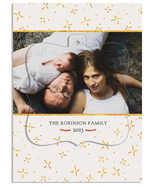 Snowfall Ornate Luxe Pop Card