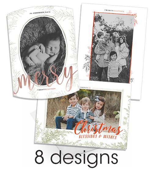 Old Time Inky Details 5x7 Christmas Bundle