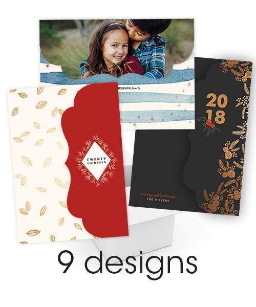 Pine & 24th Luxe Folded Card Christmas Collection