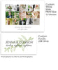 Collage 5x7 and 4x6 White Slide Print Box, Acrylic USB and Custom Prints