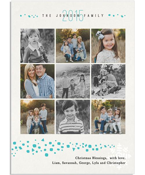 Last Year in 10 Frames 5x7 Flat Card