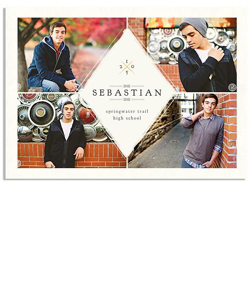 Marquise 7x5 Flat Card