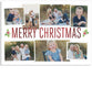 Merry Berries 7x5 Modern Christmas FOIL PRESS Card