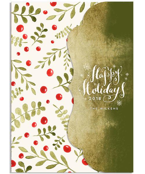 No Peeking 5x7 Side Folded Luxe Card