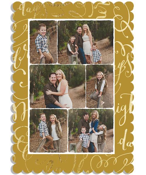 Romans 15-13 Wish 5x7 Scalloped Luxe Card