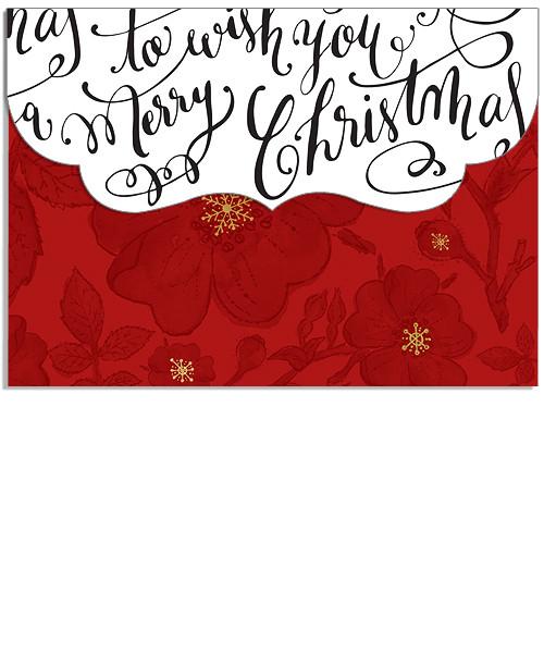 The Miracle of Christmas Photo Collage 7x5 Top Folded Luxe Card