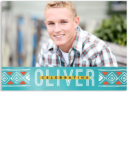 Tribal Senior Announcement 7x5 Flat Card