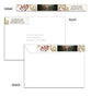 Holiday Branches 5x7 Flat Card and Address Label