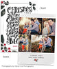 Christmas Blessings 5x7 Classic Frame FOIL PRESS Card