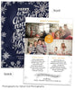 Year in Review 5x7 Snowflake Border FOIL PRESS Card