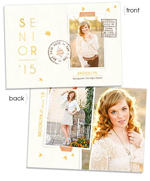 Postmarked 7x5 Flat Card