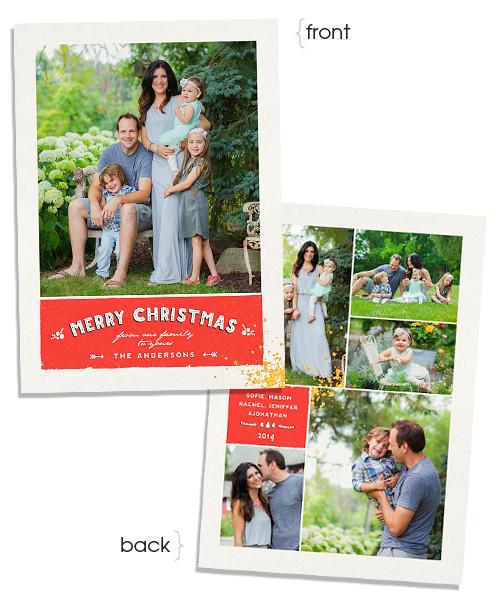 Classic Collage 5x7 Flat Card