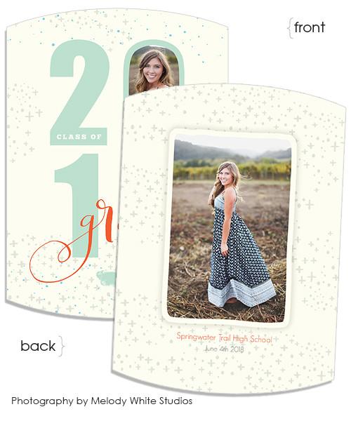 It's Your Year Senior Announcement 5x7 Arc Luxe and Flat Card