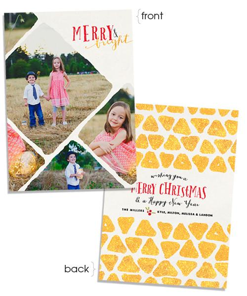 Merry and Bright 5x7 Flat Card