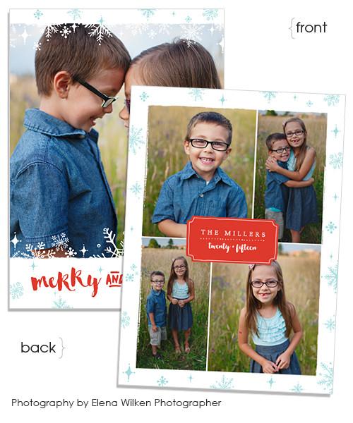 Snowy Nights 5x7 Flat Card