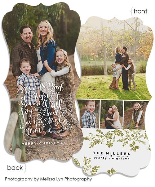 Trust in Him 4x8 Ornate Luxe Card