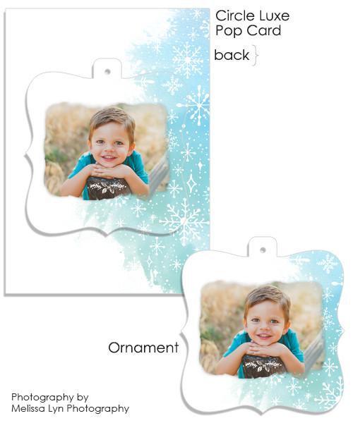 Frosty Mornings 5x7 Ornate Luxe Pop Card