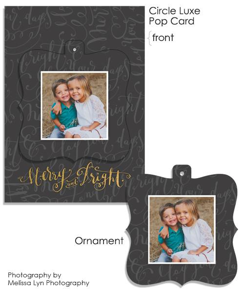 Modern Calligraphy 5x7 Ornate Luxe Pop Card