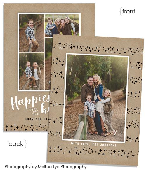 Stylish Berries 5x7 Flat Card