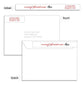 Snowy Window 5x7 Flat Card and Address Label