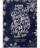 Year in Review 5x7 Snowflake Border FOIL PRESS Card