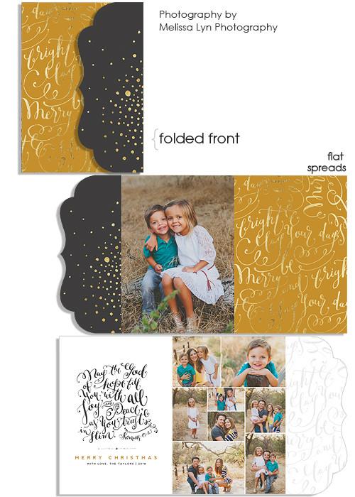 Drops of Sunshine 5x7 Side Folded Luxe Card