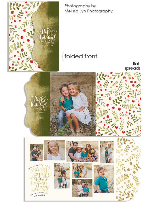 No Peeking 5x7 Side Folded Luxe Card