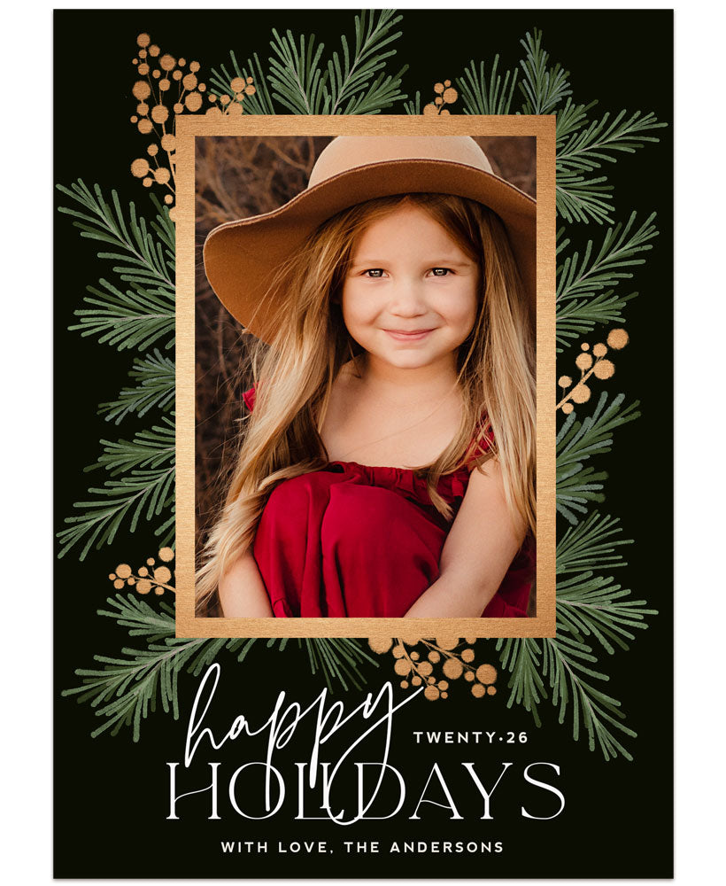 5x7 Christmas Card Templates For