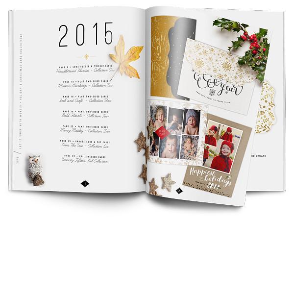 EW Couture 2015 Christmas Holiday Templates Collection Catalog-FREE