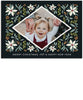 Christmas Tapestry 7x5 Flat Card, Address Label and Circle Sticker