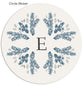 Frosted Branches 7x5 Flat Card, Address Label and Circle Sticker
