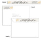 Heart Be Light Collage 7x5 Top Folded Luxe Card, Address Label and Circle Sticker