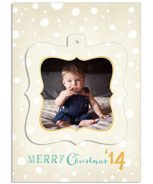 Holiday Dots 5x7 Ornate Luxe Pop Card