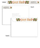 Joyful Forest 7x5 Flat Card, Address Label and Circle Sticker