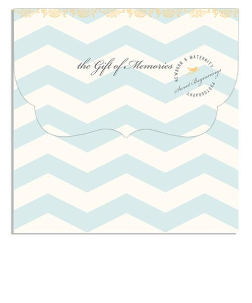 Little Boy Blue Gift Card 5x5 Top Folded Luxe Card