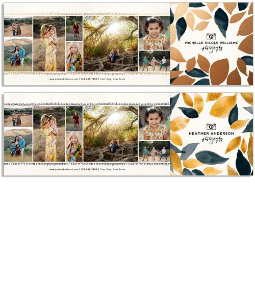 Modern Florals 12x4 Perforated Flat Card - Miller's Lab Gift Certificate