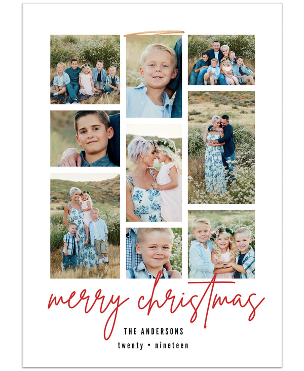 Collage Two - More The Merrier 5x7 Flat Card