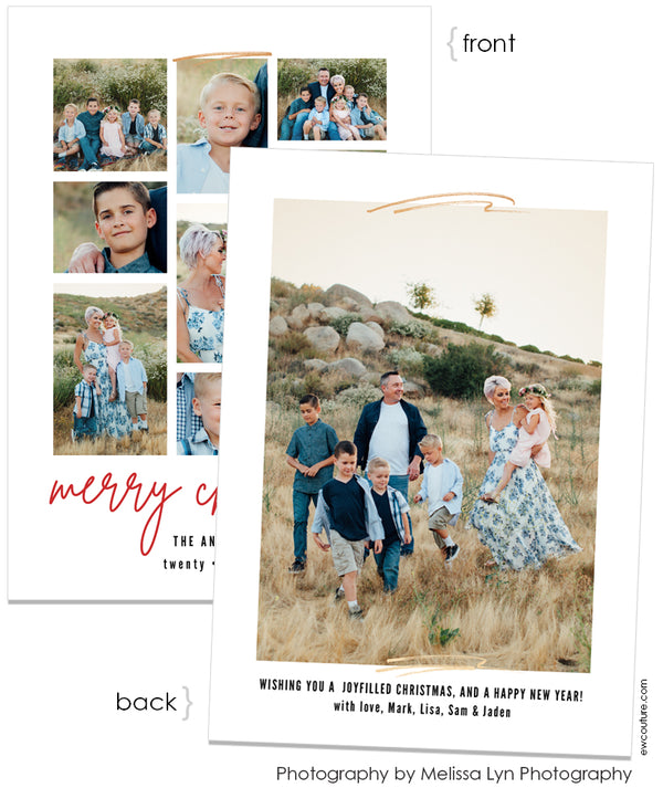 Collage Two - More The Merrier 5x7 Flat Card